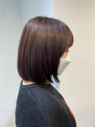 ショート カラー レイヤー/大人ボブ 渡邉【日吉美容室】のヘアスタイル