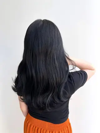 セミロング カラー ヘアアレンジ ✨艶髪✨ 吉田誠のヘアスタイル