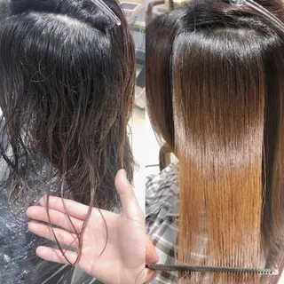 セミロング ✨髪質改善縮毛矯正✨ よしはら　かずきのヘアスタイル