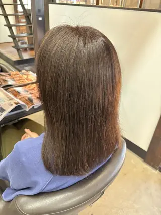 ミディアム カラー RAPTURE 上小田井のヘアスタイル