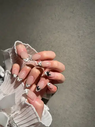 ネイル I-nailロング /ワンホン/キラキラのネイルデザイン