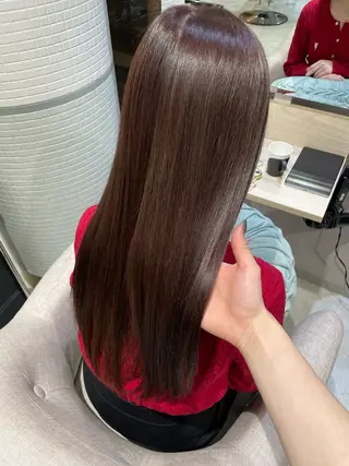 ロング カラー ayano / 透明感・くすみカラーのヘアスタイル