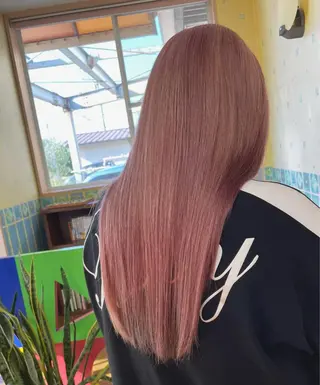 ロング カラー yui .のヘアスタイル