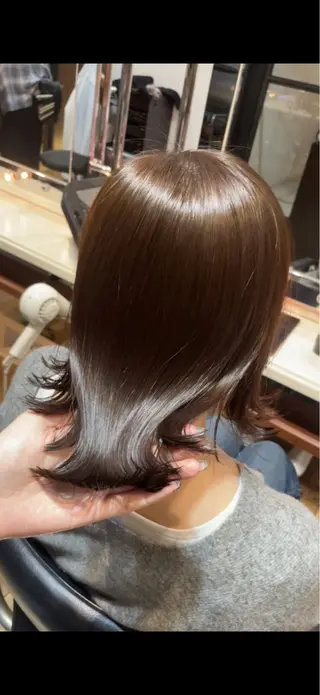 ミディアム カラー ご新規様限定 透明感カラーKANAのヘアスタイル