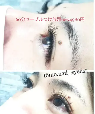 マツエク・マツパ tomonail eyelistのマツエク・マツパデザイン