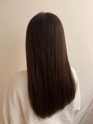 セミロング 艶髪カラー😊 西久保光✂️のヘアスタイル