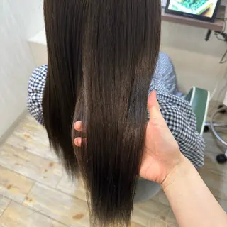 ロング カラー 矢内 結菜のヘアスタイル