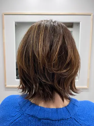 ショート カラー liL  hair サトウリョウタのヘアスタイル
