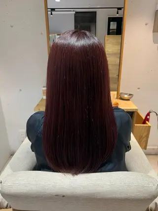 ロング カラー ブルームヘアデザイン かこ。のヘアスタイル