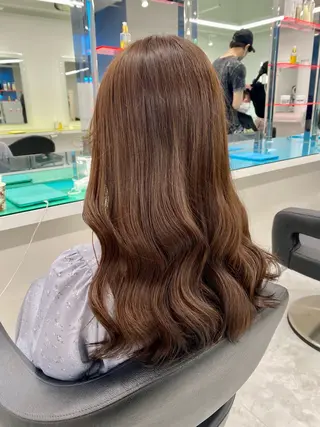 セミロング カラー ♡ダブルカラー特化♡ miyuのヘアスタイル