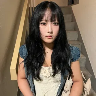 ロング カラー SIKI ゆうのヘアスタイル