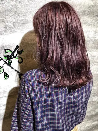 ミディアム カラー 🫟Blanco🫟 Color&Careのヘアスタイル