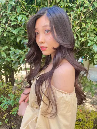 ロング 🧸SAKI🎀 韓国レイヤーのヘアスタイル