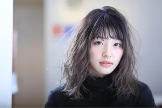 ミディアム カラー 完全美髪特化 髪質改善/島　悠輔のヘアスタイル