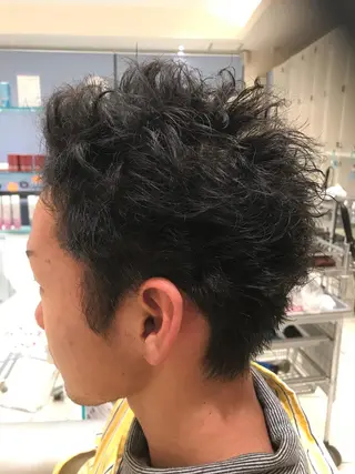 パーマ メンズ EnBlesS西宮 マンツーマン神道有基のヘアスタイル