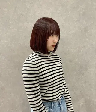 ショート カラー つちくら あみのヘアスタイル