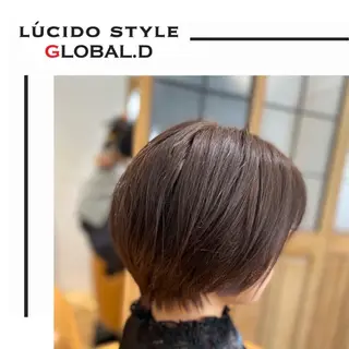 ショート カラー パーマ ヘアアレンジ メンズ キッズ ✂︎ショート、ボブ、 レイヤー🩵YUMIのヘアスタイル