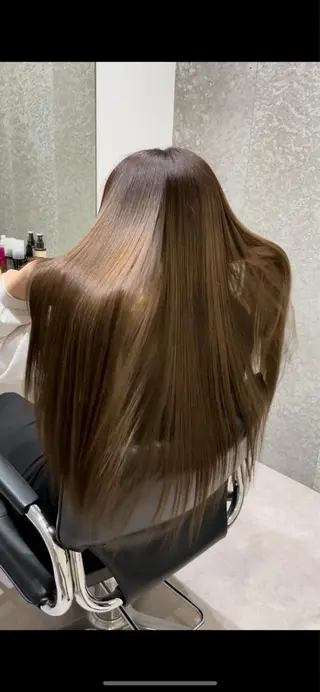 セミロング 髪質改善ヘアケア 艶髪特化/上田のヘアスタイル