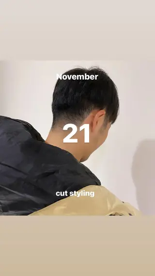 メンズ 山崎 航のヘアスタイル