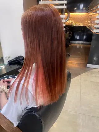 ロング カラー ヘアアレンジ 烏山 達也のヘアスタイル
