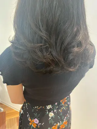 ロング カラー パーマ 【safric】 NAOのヘアスタイル