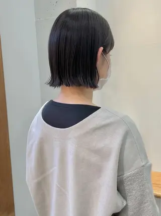 ショート カラー 立川艶髪カラーと映画 美容師YUJIのヘアスタイル