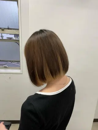 ミディアム カラー 🦋色落ち綺麗カラー メンズYUZU🦋‪のヘアスタイル
