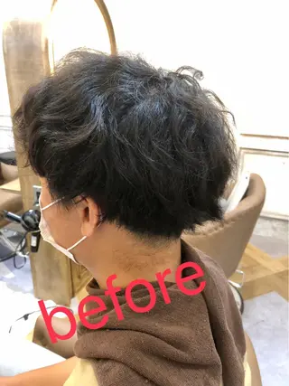 ショート メンズ 鷺沼駅徒歩1分 キシタクのヘアスタイル