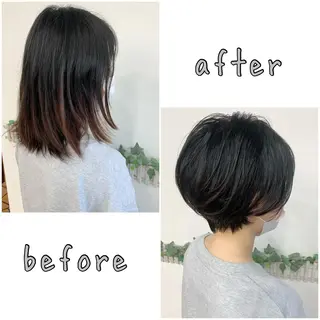 ショート 安藤 まどかのヘアスタイル