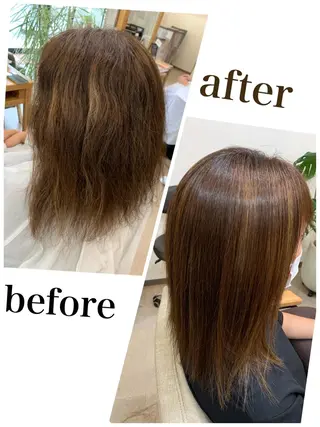 パーマ 新保 佳世のヘアスタイル