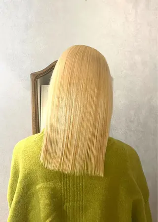 セミロング カラー お洒落カジュアル🍃 まなとのヘアスタイル