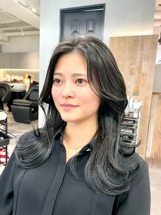 セミロング カラー 色気レイヤー& ショートはお任せ🌟のヘアスタイル
