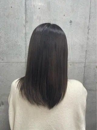 セミロング カラー 鈴木 皆斗のヘアスタイル