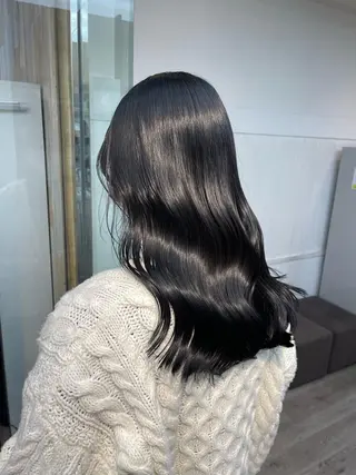 セミロング 髪質改善/髪質改善 ストレート特化　稲吉のヘアスタイル