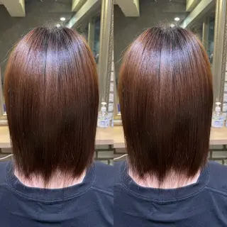 ミディアム 美髪整形✨髪質改善 ✨中村弘仁/チーフのヘアスタイル