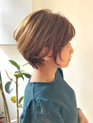 ショート 阿部 雲母のヘアスタイル