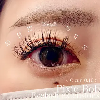 マツエク・マツパ Pixie Bob 🐈‍⬛　位田のマツエク・マツパデザイン