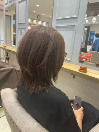 ミディアム カラー ショート/ボブ アンドウ☺︎のヘアスタイル