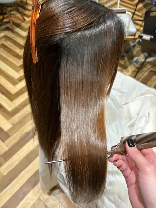 パーマ 庄司 茉里愛のヘアスタイル