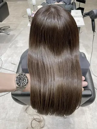 セミロング _WHITE+ 南海難波店のヘアスタイル