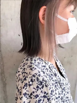 セミロング 🌷横浜/レイヤー /艶カラー🌷のヘアスタイル