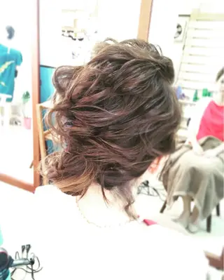 ショート ミディアム セミロング ロング ヘアアレンジ 早朝✨ヘアセット 着付け/清水玲歌のヘアスタイル