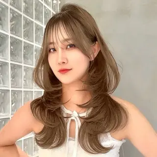 ロング カラー ハイトーン/水素 honoka🌺のヘアスタイル