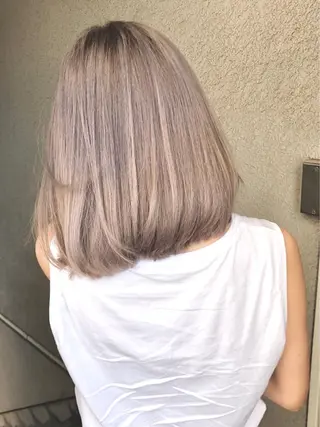 ミディアム カラー ブリーチカラー🌈 石垣翔太のヘアスタイル