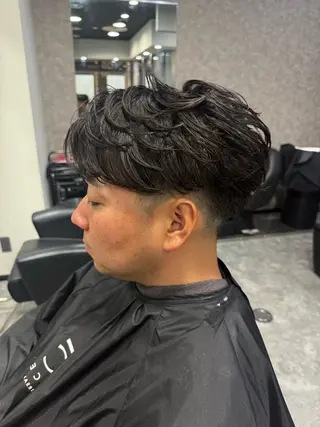 メンズ 本田 有里のヘアスタイル