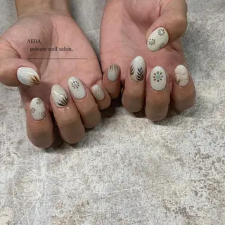 ネイル AERA nail shino🐱⸝꙳のネイルデザイン