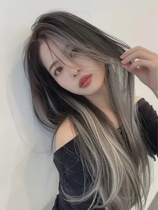 カラー 松尾 空唯希のヘアスタイル