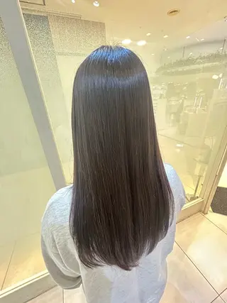 ロング パーマ 縮毛矯正/髪質改善/ 艶髪ササキナツミのヘアスタイル
