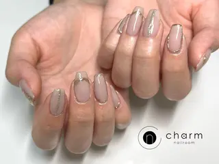 ネイル ネイルルーム チャームのネイルデザイン