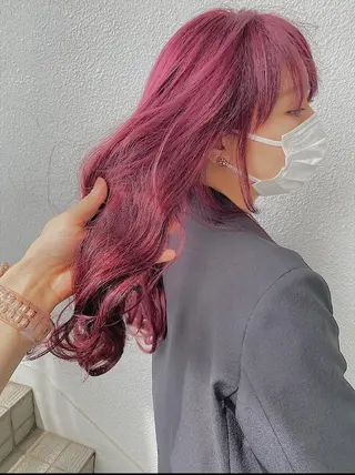 ミディアム カラー ブリーチ koheiのヘアスタイル